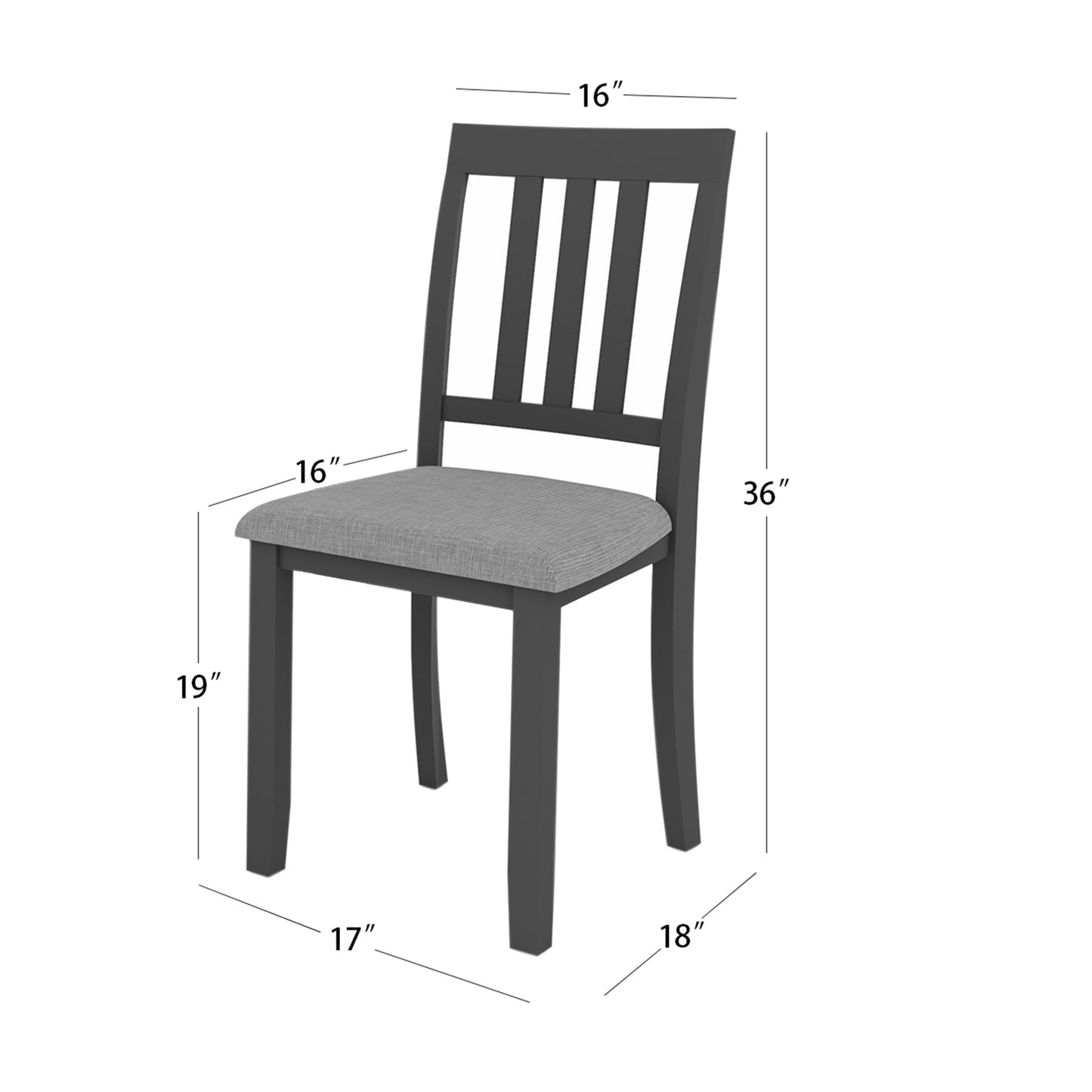 6-Piece Wooden Dining Table Set with Upholstered Chairs and Bench