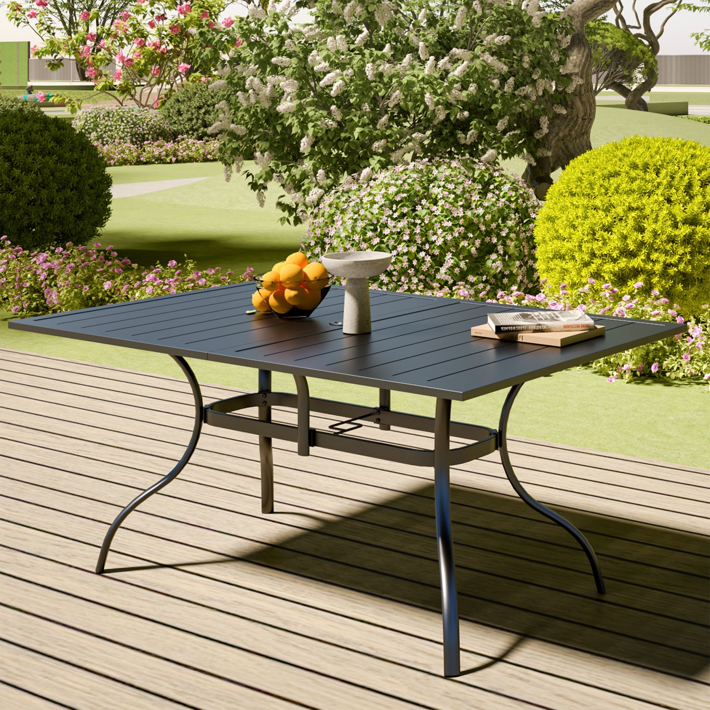 63" x 38" Rectangle Patio Dining Table