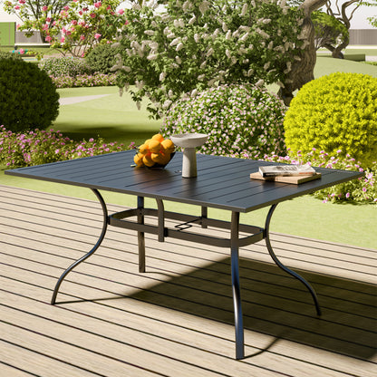 63" x 38" Rectangle Patio Dining Table