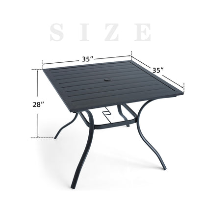 35" x 35" Square Patio Dining Table