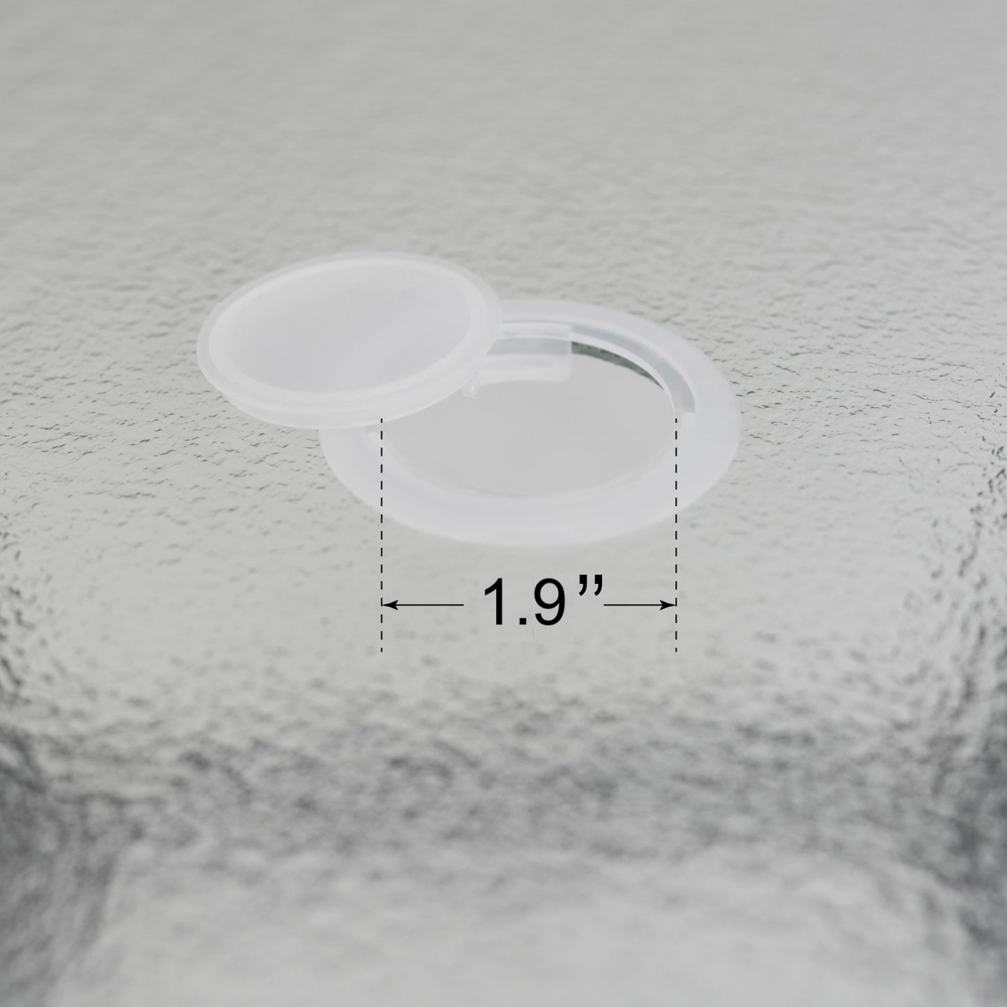 40 inch Round Glass Patio Dining Table with Umbrella Hole