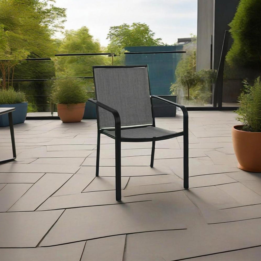 Sling Patio Stackable Dining Chairs