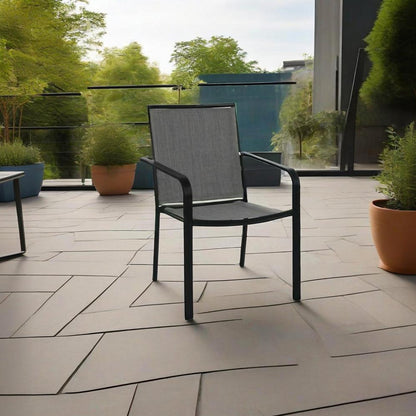 Sling Patio Stackable Dining Chairs